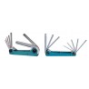 Force Juego 7 Llaves Allen Plegables (2.5, 3, 4, 5, 6, 8, 10mm).